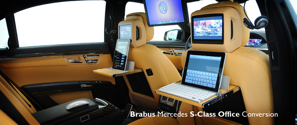 Custom S-Class Mobile Office Interior Design from Brabus