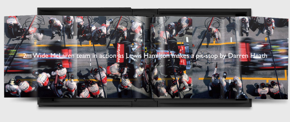 Just 1 of 3, 2 meter Gatefolds in The Official F1 Opus