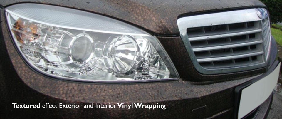 vehicle vinyl textured wrapping london