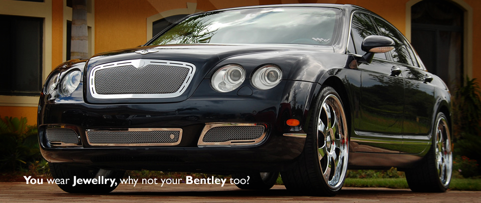 chrome and diamond jewellery for your luxury vehicle